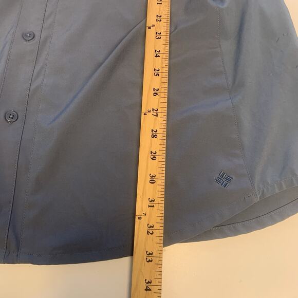 Columbia Shirt Mens XL Hiking Outdoors Omni-shield Lightweight Roll Tab Sleeves - Picture 13 of 13